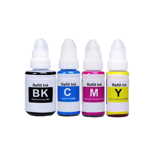 Zestaw tuszy INQ GI 490 CMYK do drukarek CANON Pixma G1400 / G2400 / G3400 - zamienniki